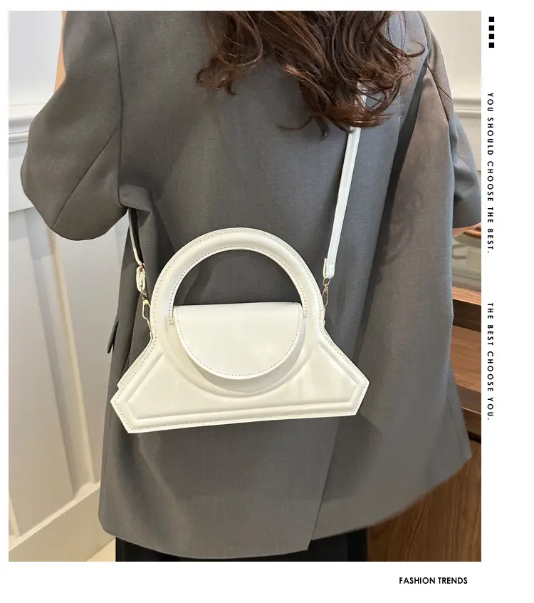 Black Round Shoulder Crossbody Bag for Women — feature 1