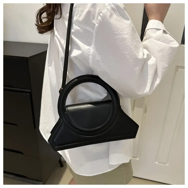 Black Round Shoulder Crossbody Bag for Women — feature 22
