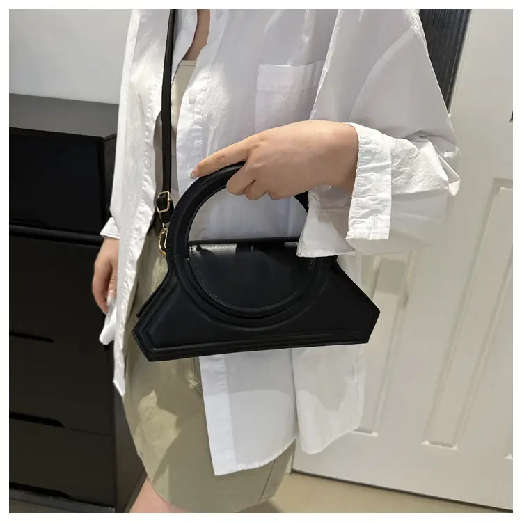 Black Round Shoulder Crossbody Bag for Women — feature 23