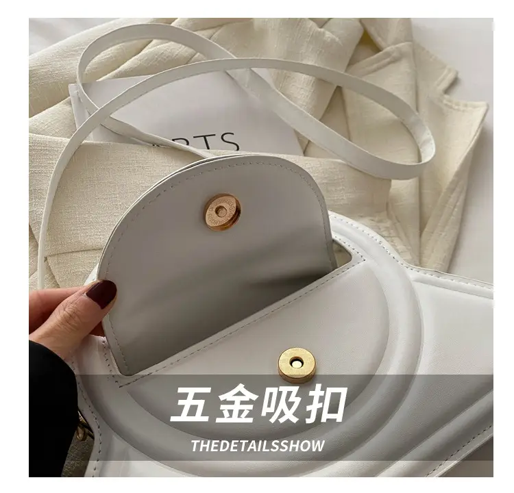 Black Round Shoulder Crossbody Bag for Women — feature 5