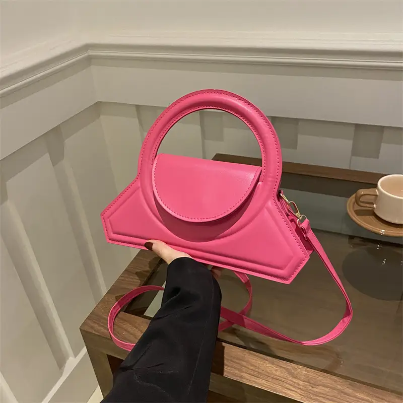 Black Round Shoulder Crossbody Bag for Women - Image 3