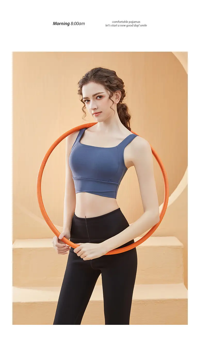 Women's White Shockproof Running Fitness Vest Bra Medium — feature 26