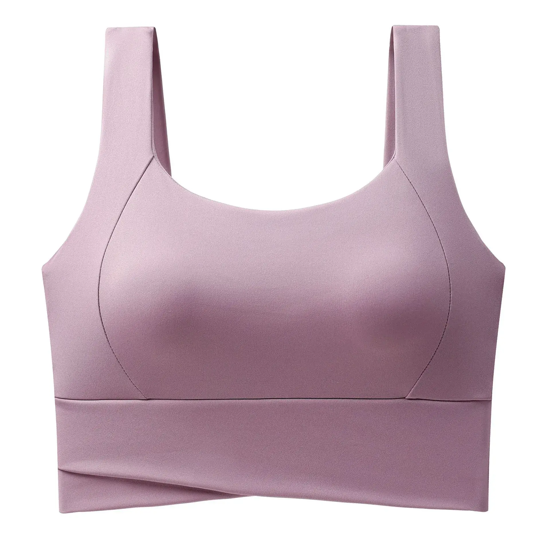 Women's White Shockproof Running Fitness Vest Bra Medium - Image 6