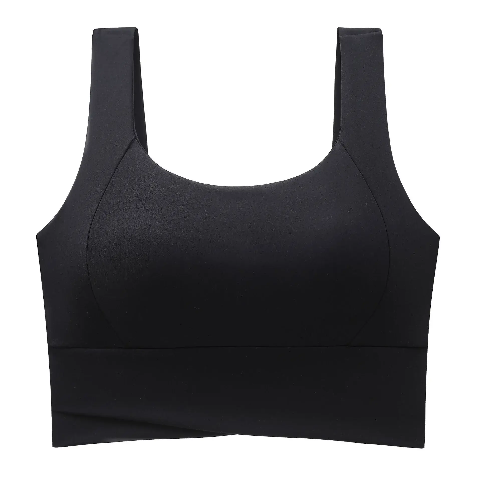 Women's White Shockproof Running Fitness Vest Bra Medium - Image 7