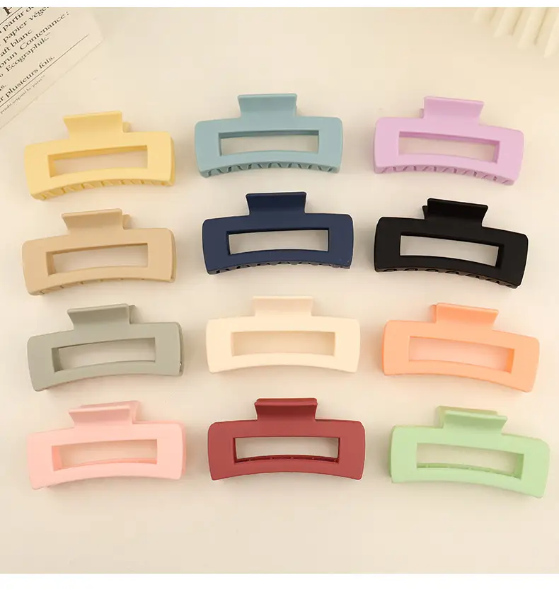 10.5cm Matte ABS Hair Clip Women — feature 4