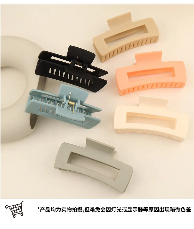 10.5cm Matte ABS Hair Clip Women — feature 5