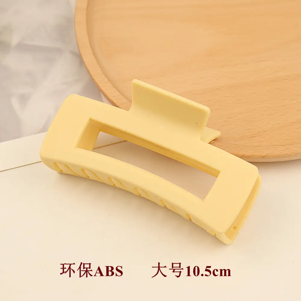 10.5cm Matte ABS Hair Clip Women