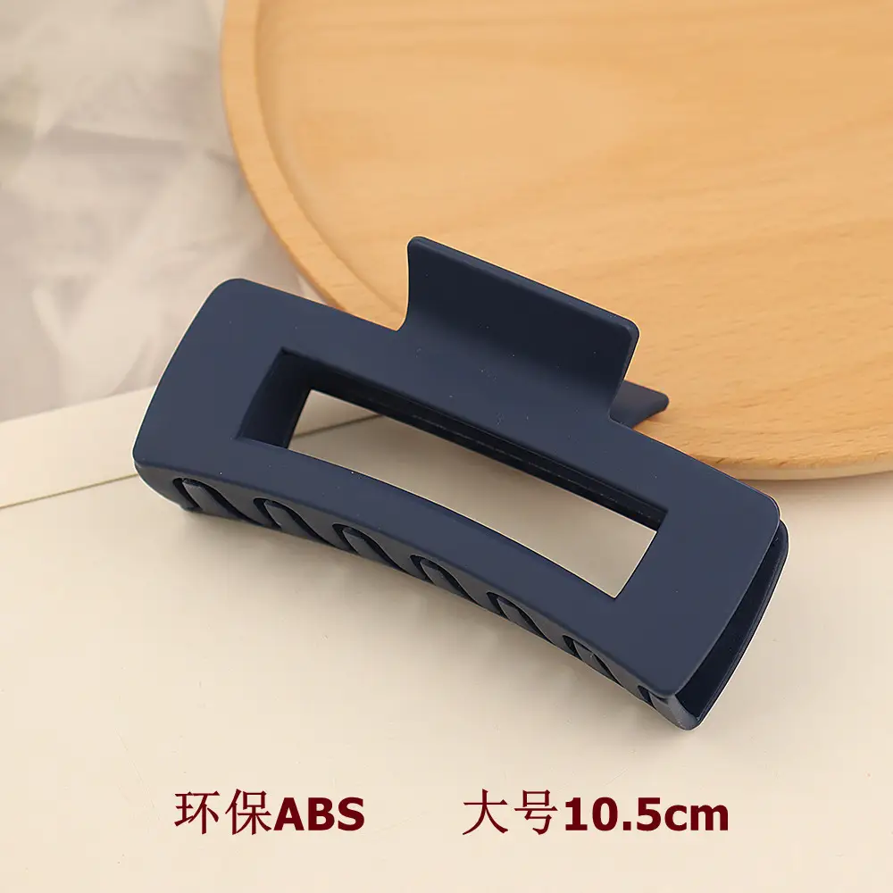10.5cm Matte ABS Hair Clip Women