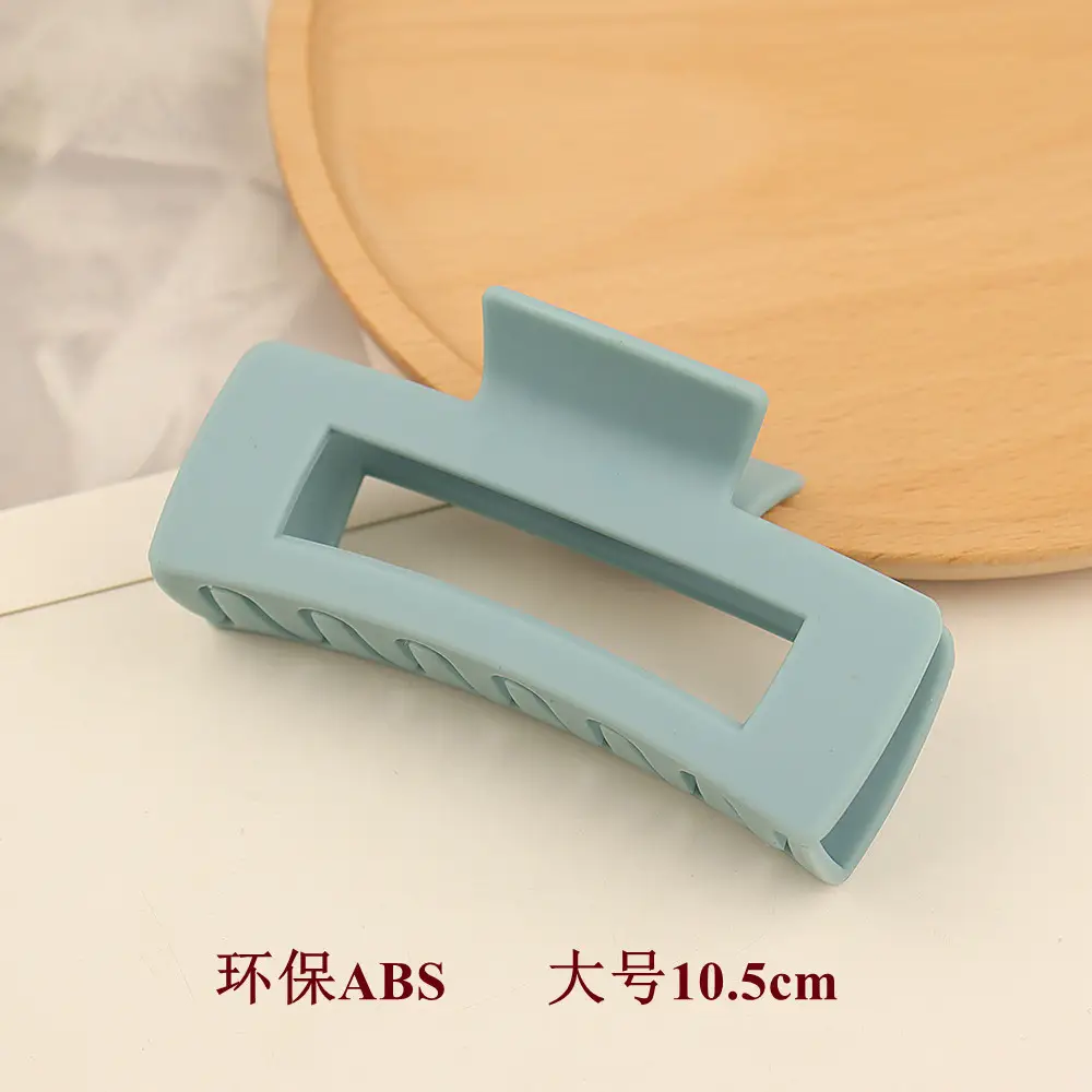 10.5cm Matte ABS Hair Clip Women