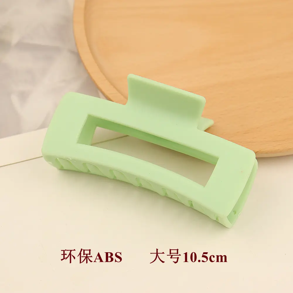 10.5cm Matte ABS Hair Clip Women