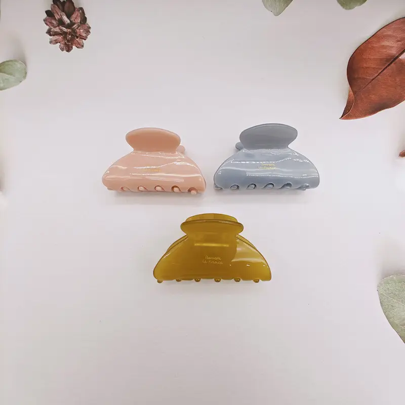 High Peach Acetic Acid Hairpin Clip for Women - Image 8