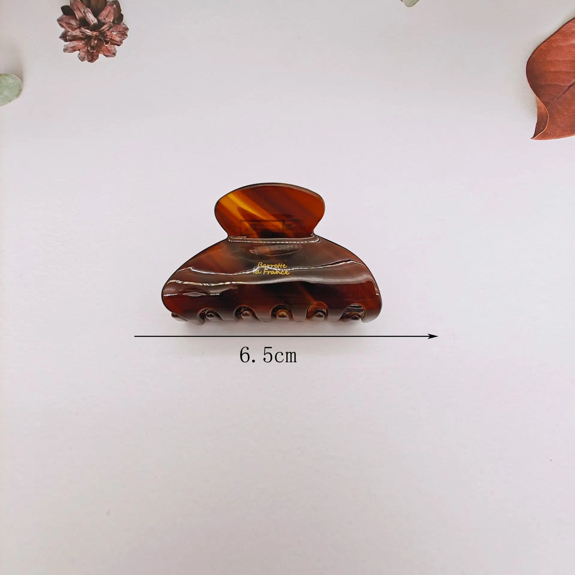 High Peach Acetic Acid Hairpin Clip for Women — feature 1