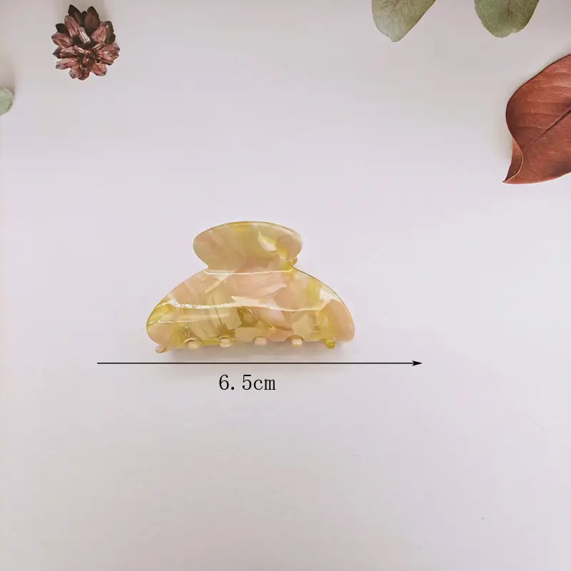 High Peach Acetic Acid Hairpin Clip for Women — feature 2