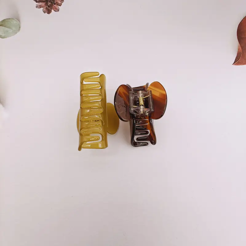 High Peach Acetic Acid Hairpin Clip for Women — feature 3