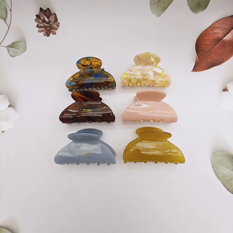 High Peach Acetic Acid Hairpin Clip for Women — feature 5