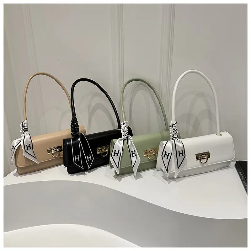 Women's Western Style Shoulder Bag with Ribbon Bow - Image 5