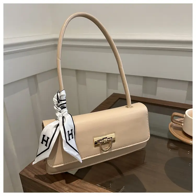 Women's Western Style Shoulder Bag with Ribbon Bow - Image 3