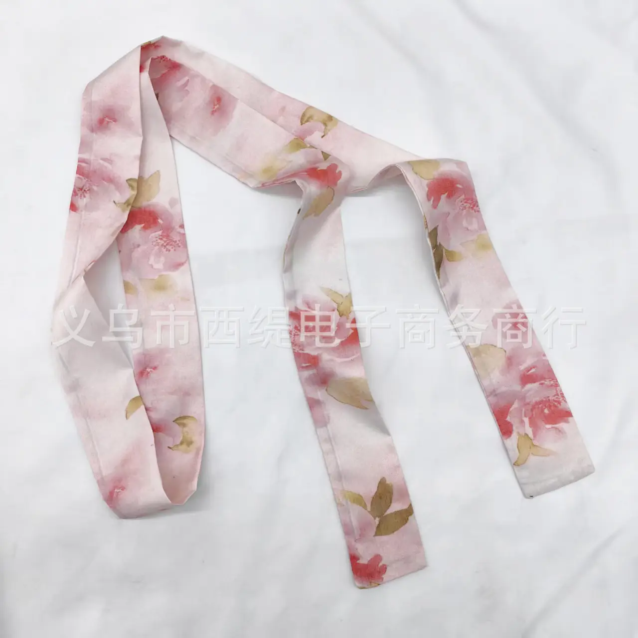New Chinese Style Hanfu Hair Band Ink Bamboo Leaf Long Antique Hair Rope with Landscape Printing Silk Scarf Headwear Hair Accessories - Image 46