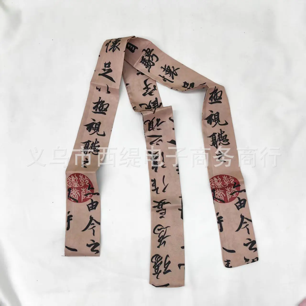 New Chinese Style Hanfu Hair Band Ink Bamboo Leaf Long Antique Hair Rope with Landscape Printing Silk Scarf Headwear Hair Accessories - Image 51