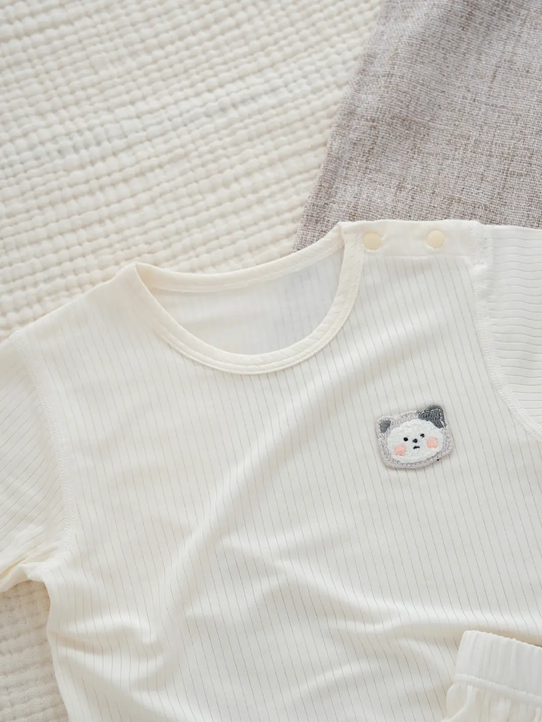 2026 Summer Ultra-Thin Modal Lace Set Baby Girl Pajamas Little Princess Short-Sleeve Homewear — feature 19