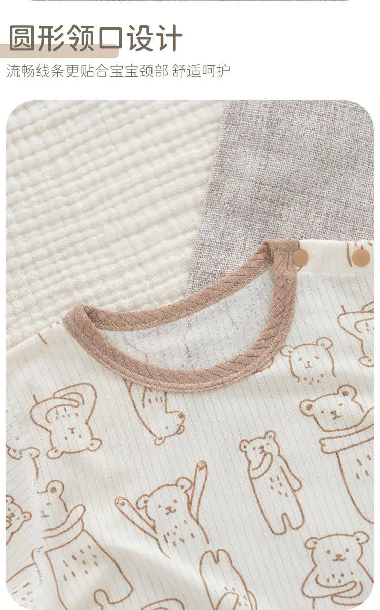2026 Summer Ultra-Thin Modal Lace Set Baby Girl Pajamas Little Princess Short-Sleeve Homewear — feature 22