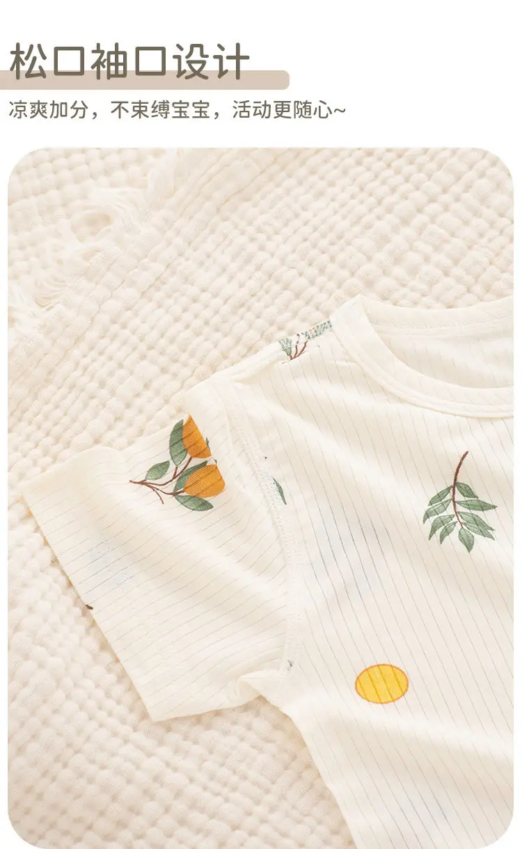 2026 Summer Ultra-Thin Modal Lace Set Baby Girl Pajamas Little Princess Short-Sleeve Homewear — feature 28