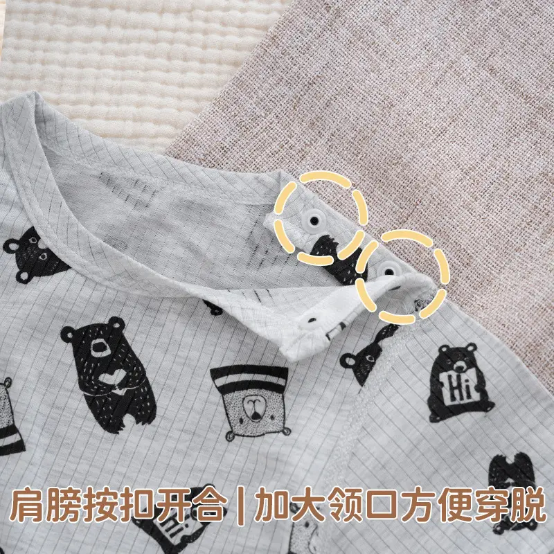 2026 Summer Ultra-Thin Modal Lace Set Baby Girl Pajamas Little Princess Short-Sleeve Homewear — feature 34