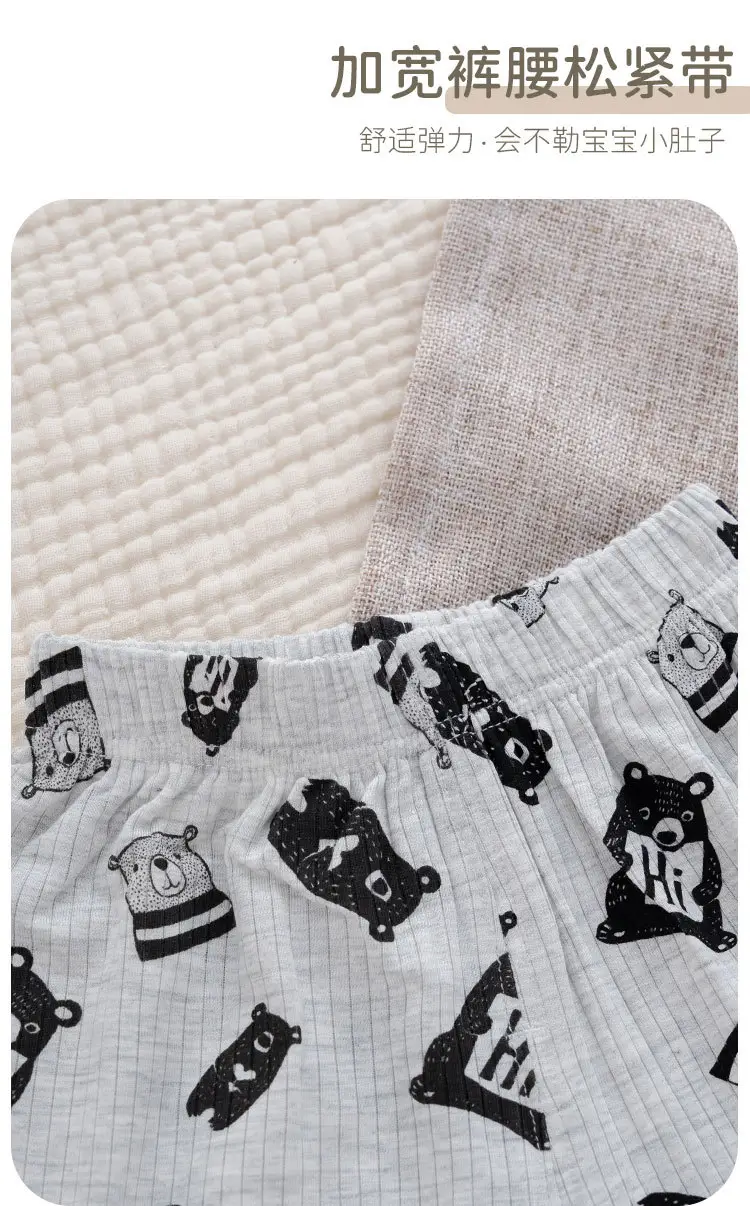 2026 Summer Ultra-Thin Modal Lace Set Baby Girl Pajamas Little Princess Short-Sleeve Homewear — feature 37