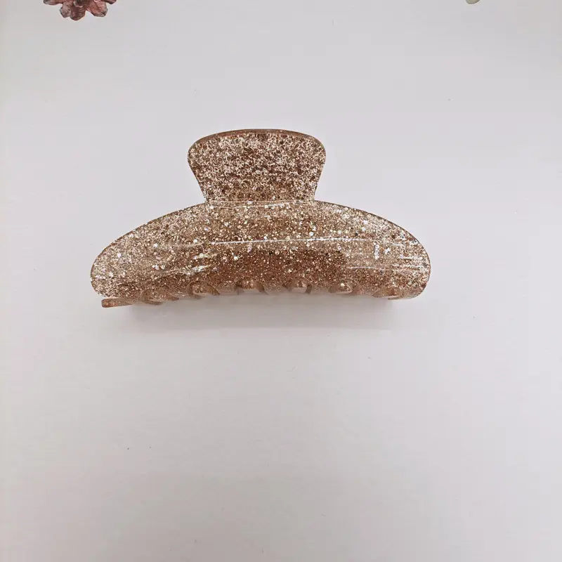 Glitter Acrylic Hair Clips for High Pony Tails - Image 6
