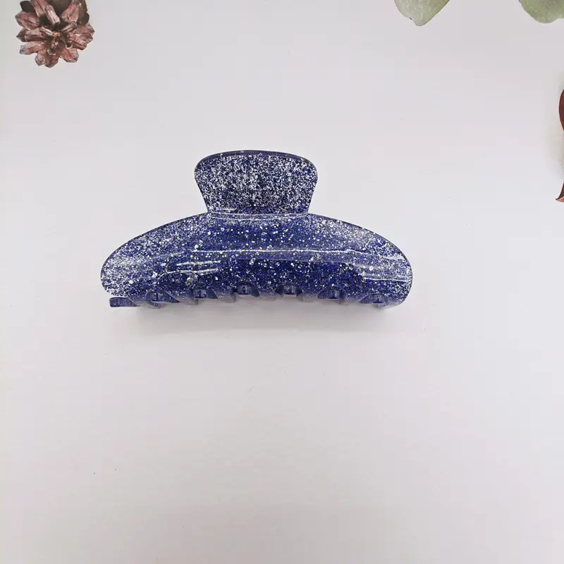 Glitter Acrylic Hair Clips for High Pony Tails - Image 7