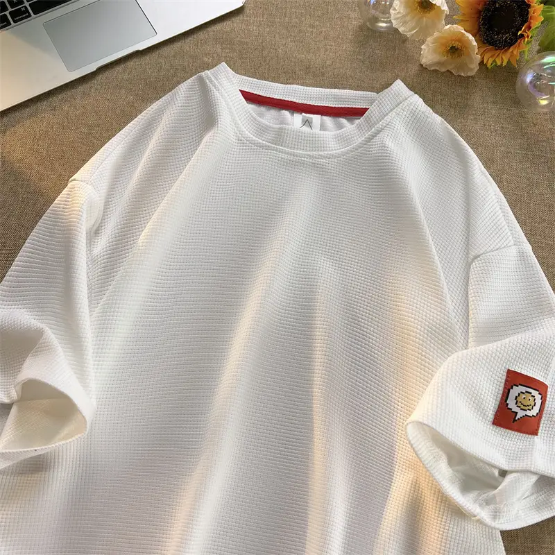 Black Loose Sleeve T-Shirt for Boys Teenage Wear