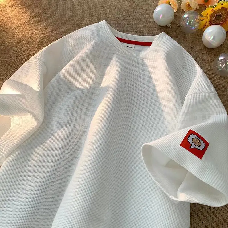 Black Loose Sleeve T-Shirt for Boys Teenage Wear — feature 10