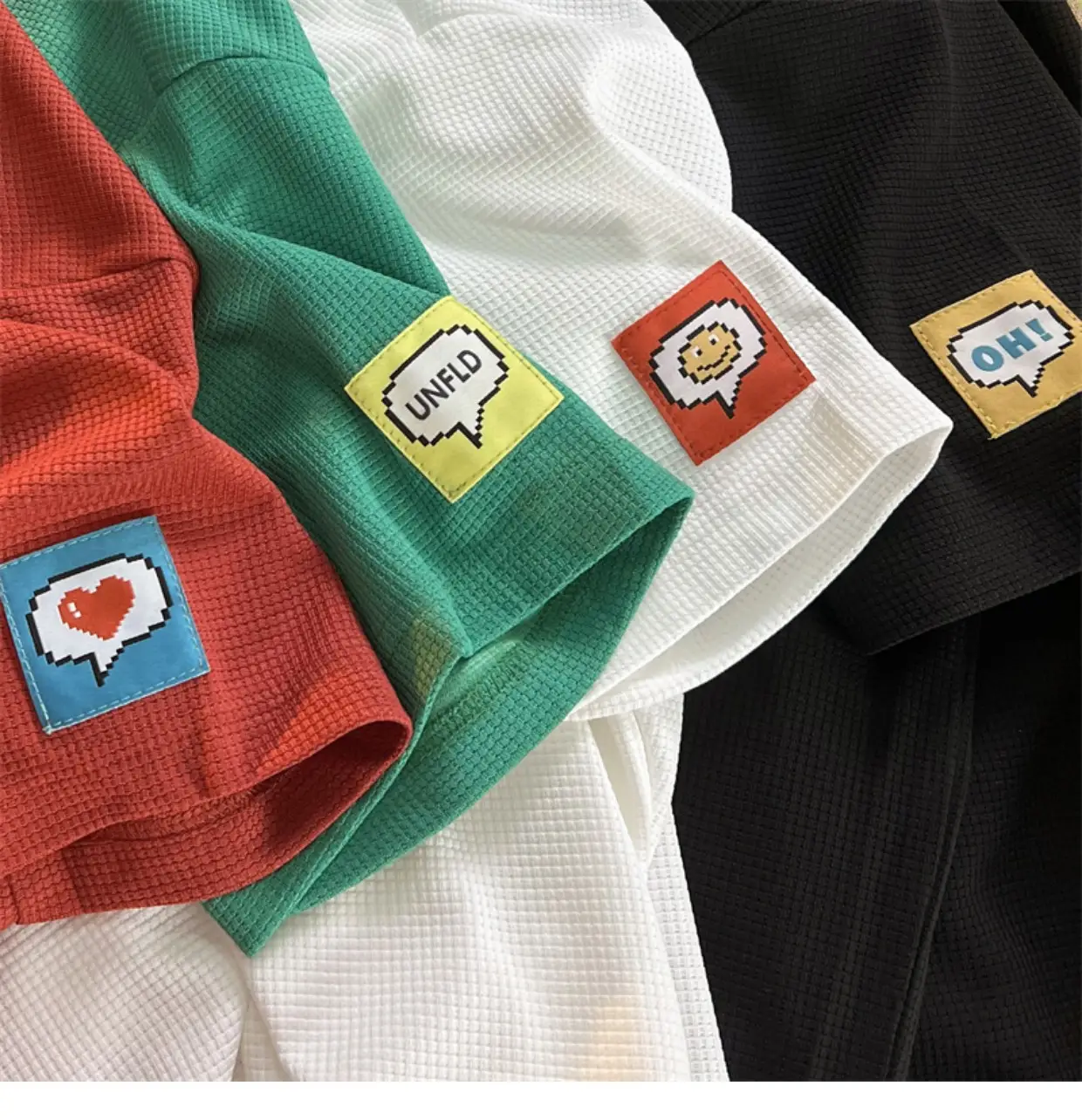 Black Loose Sleeve T-Shirt for Boys Teenage Wear — feature 2