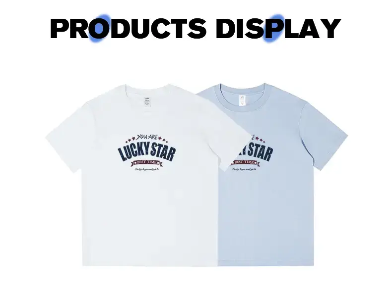 American Trend Letter Short Sleeve Men's 230g Cotton Top — feature 7