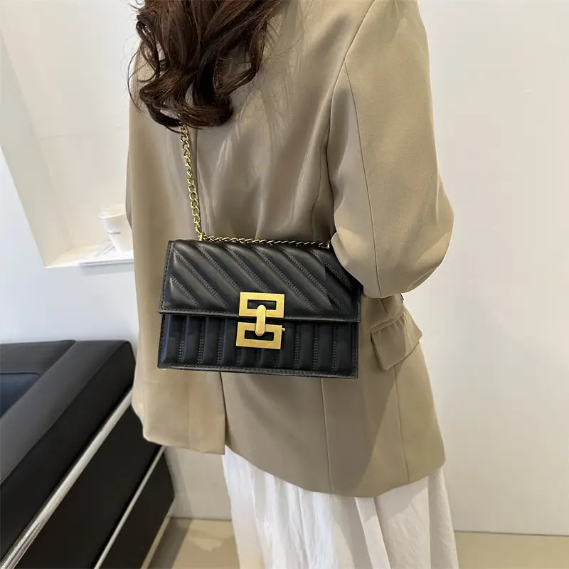 White Quilted Crossbody Bag for Women 2024 - Image 6