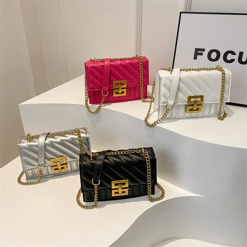 White Quilted Crossbody Bag for Women 2024 - Image 8