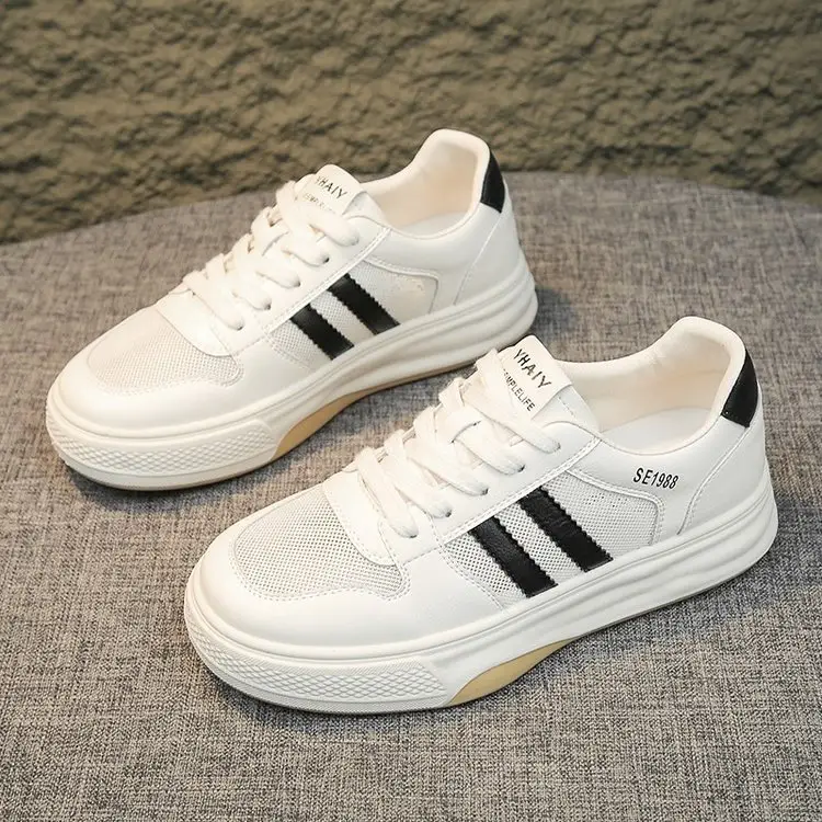 Women White Mesh Casual Shoes Spring Summer 2024 - Image 4