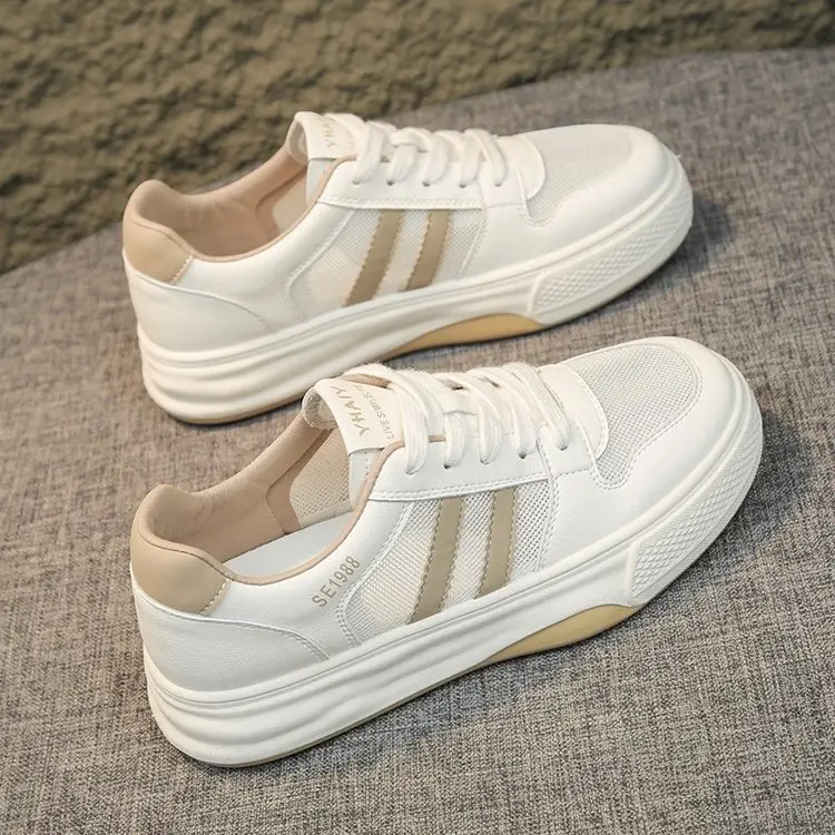 Women White Mesh Casual Shoes Spring Summer 2024 - Image 5