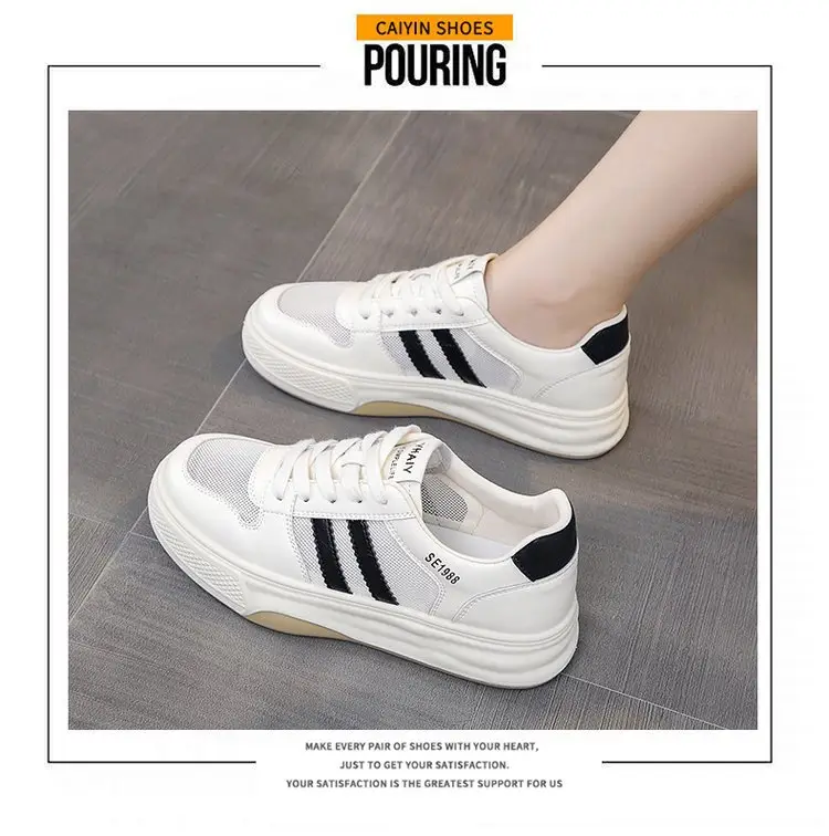 Women White Mesh Casual Shoes Spring Summer 2024 — feature 6
