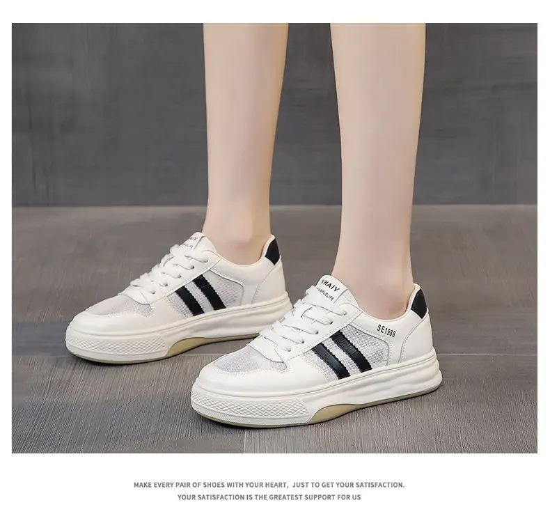 Women White Mesh Casual Shoes Spring Summer 2024 — feature 7