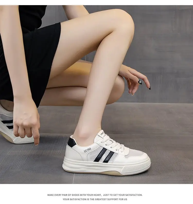 Women White Mesh Casual Shoes Spring Summer 2024 — feature 8