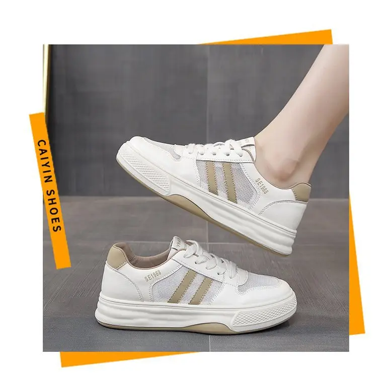 Women White Mesh Casual Shoes Spring Summer 2024 — feature 9