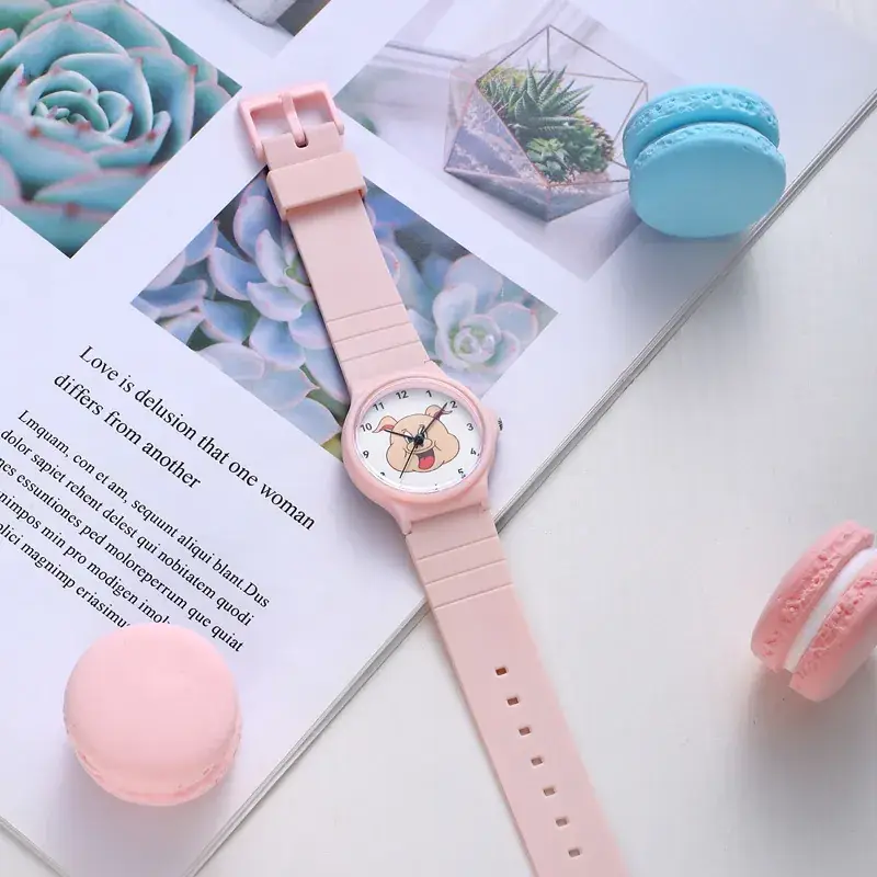 Kids Cartoon Piggy Watch Waterproof Silicone Quartz - Image 7