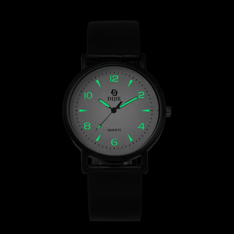 Trendy Men's Cool Fashion Casual Korean Style High-End Belt Watch Artistic Retro Business High School Couple
