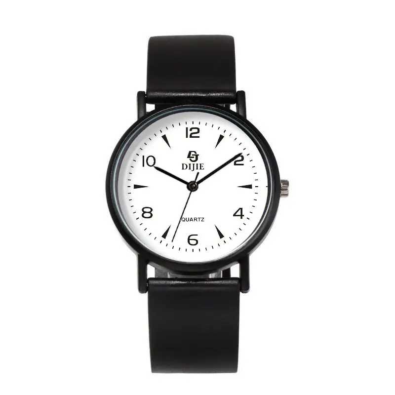 Trendy Men's Cool Fashion Casual Korean Style High-End Belt Watch Artistic Retro Business High School Couple