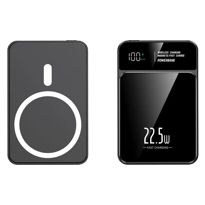 Cross-border Magsafe Magnetic Wireless Fast Charging Treasure Ultra-thin Portable Super Fast Charging 10000 mA Mobile