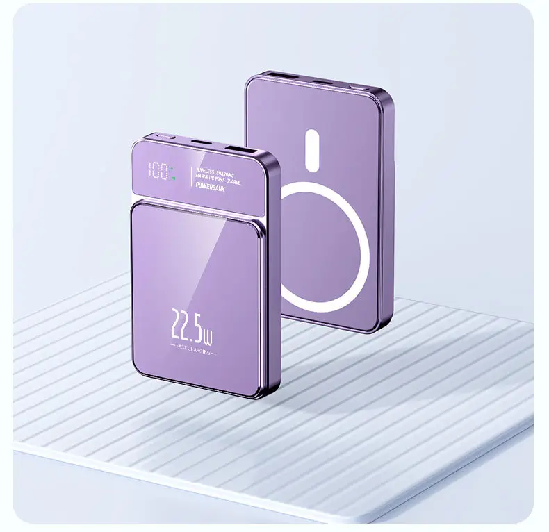 Cross-border Magsafe Magnetic Wireless Fast Charging Treasure Ultra-thin Portable Super Fast Charging 10000 mA Mobile — feature 25