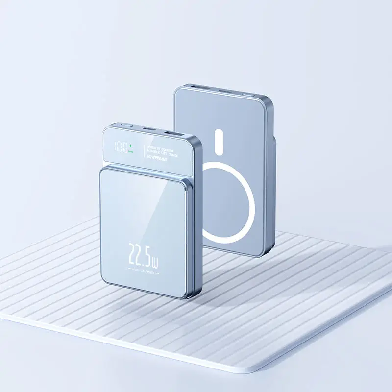 Cross-border Magsafe Magnetic Wireless Fast Charging Treasure Ultra-thin Portable Super Fast Charging 10000 mA Mobile