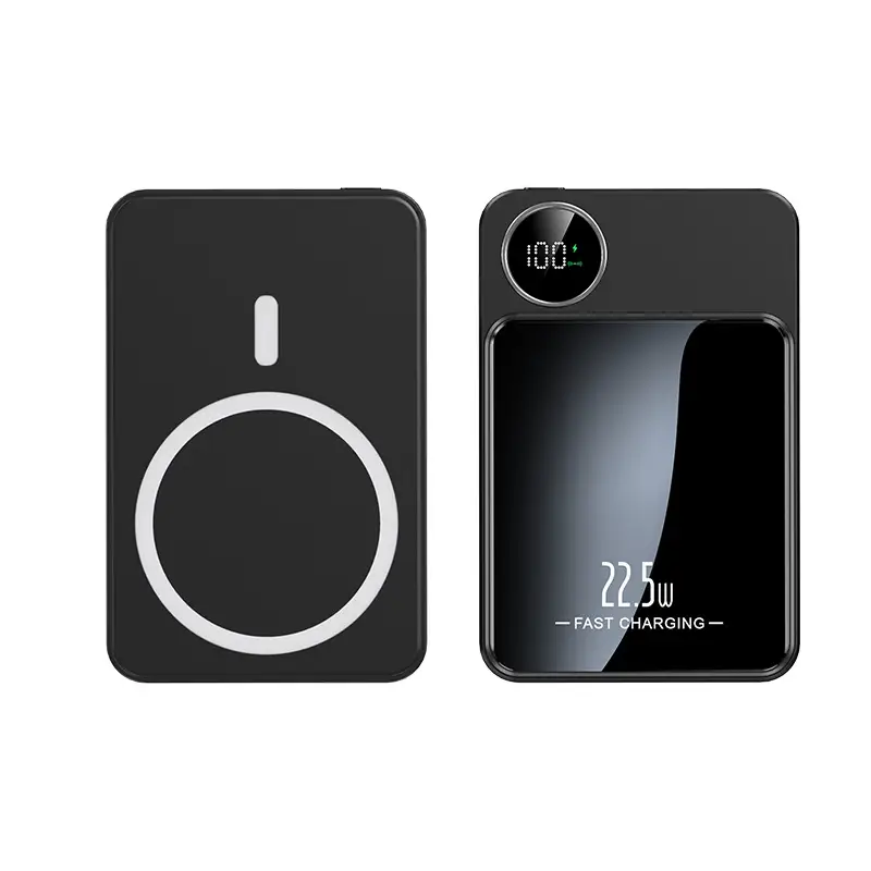 Cross-border Magsafe Magnetic Wireless Fast Charging Treasure Ultra-thin Portable Super Fast Charging 10000 mA Mobile