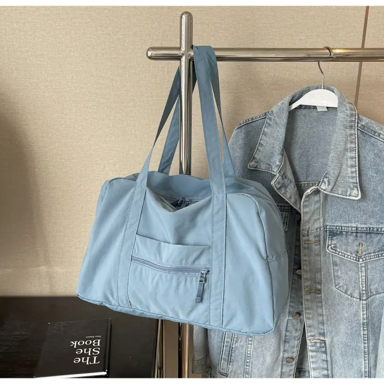 Black Korean Style Nylon Handbag for Women — feature 15